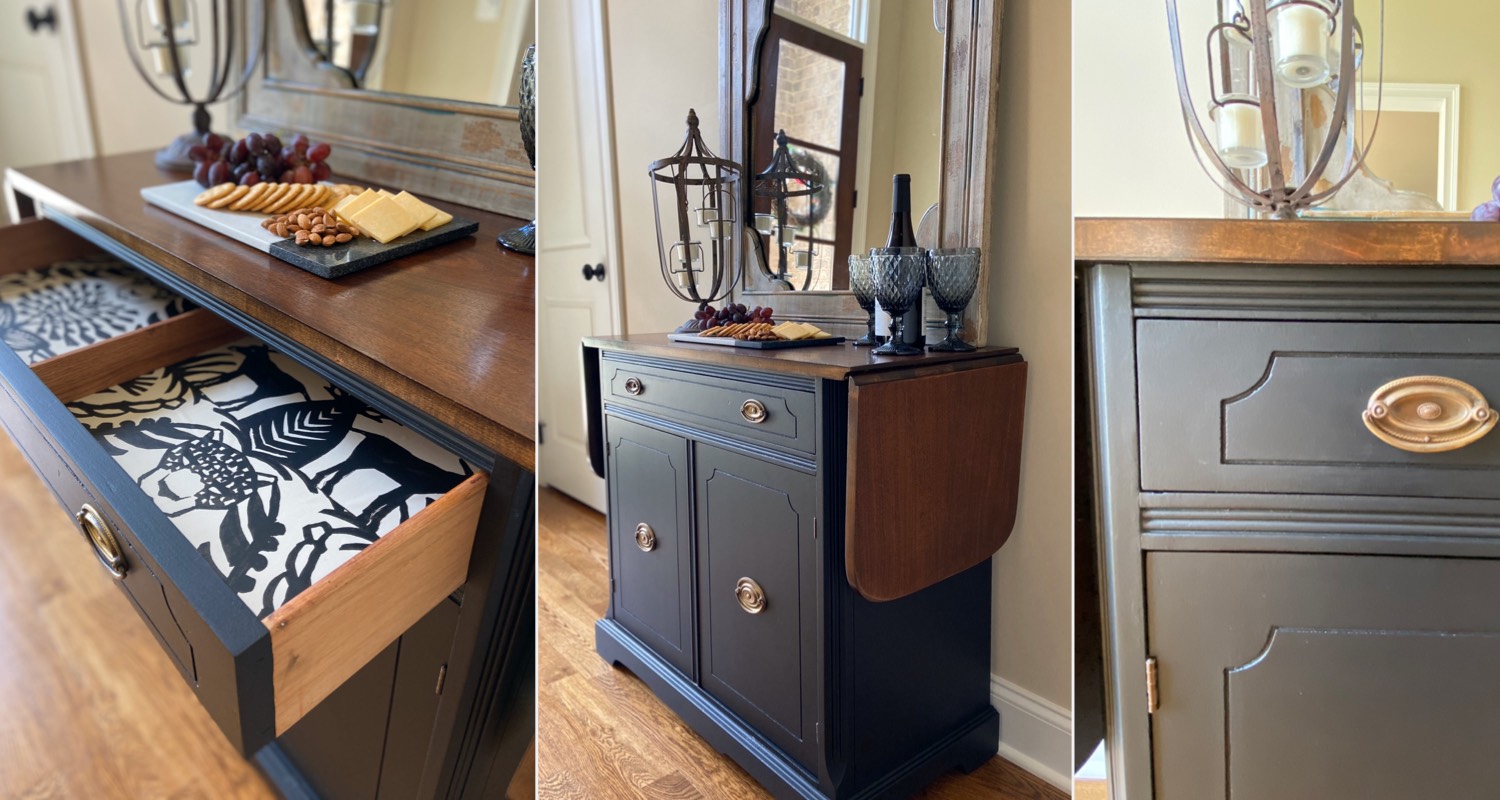 FLEA MARKET FLIP: A VINTAGE DROP-LEAF BUFFET