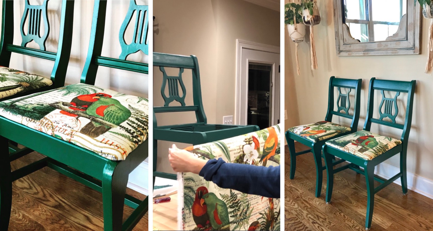 DIY CHAIR MAKEOVER: BEFORE AND AFTER