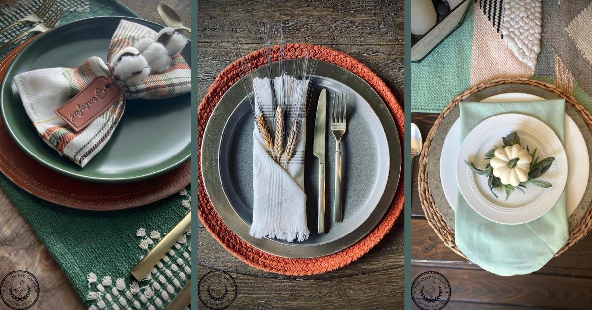 5 FALL TABLE SETTING IDEAS