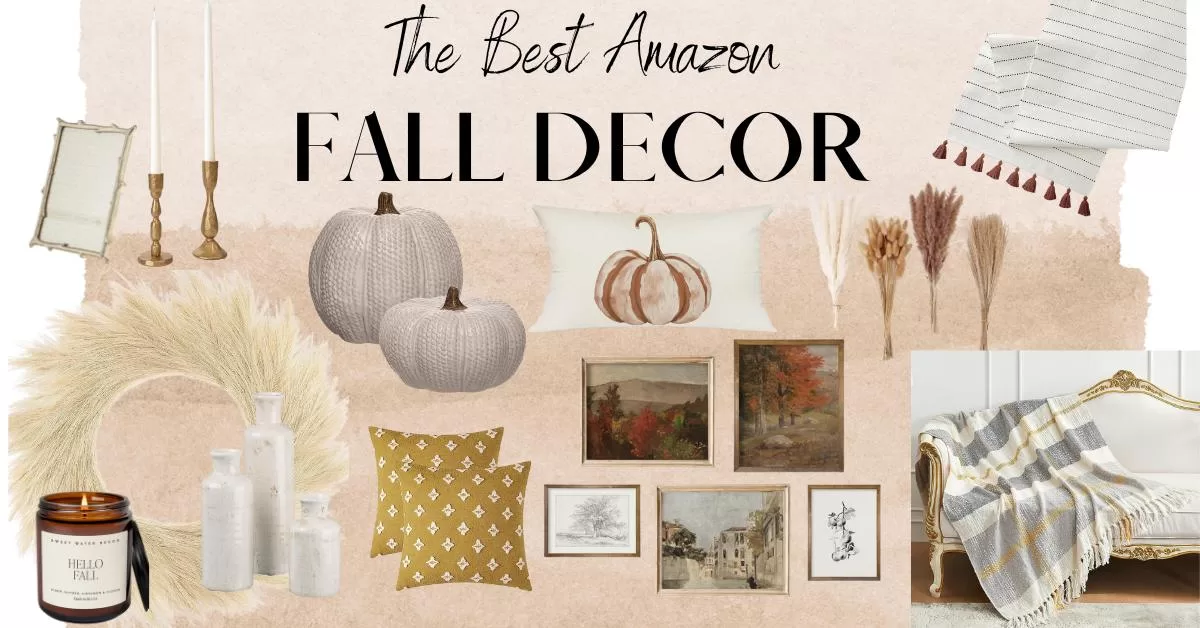 AMAZON FALL DECOR TO GIVE YOUR HOME COZY AUTUMN VIBES