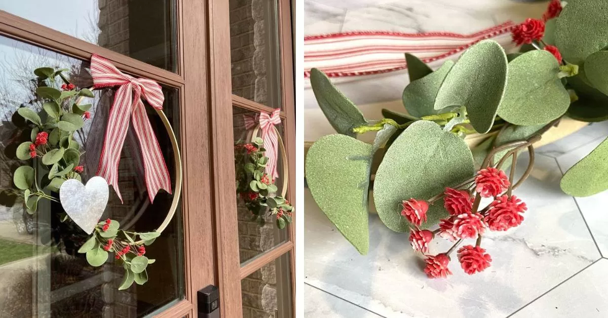 Valentine’s Day Wreath in 15-Minutes!