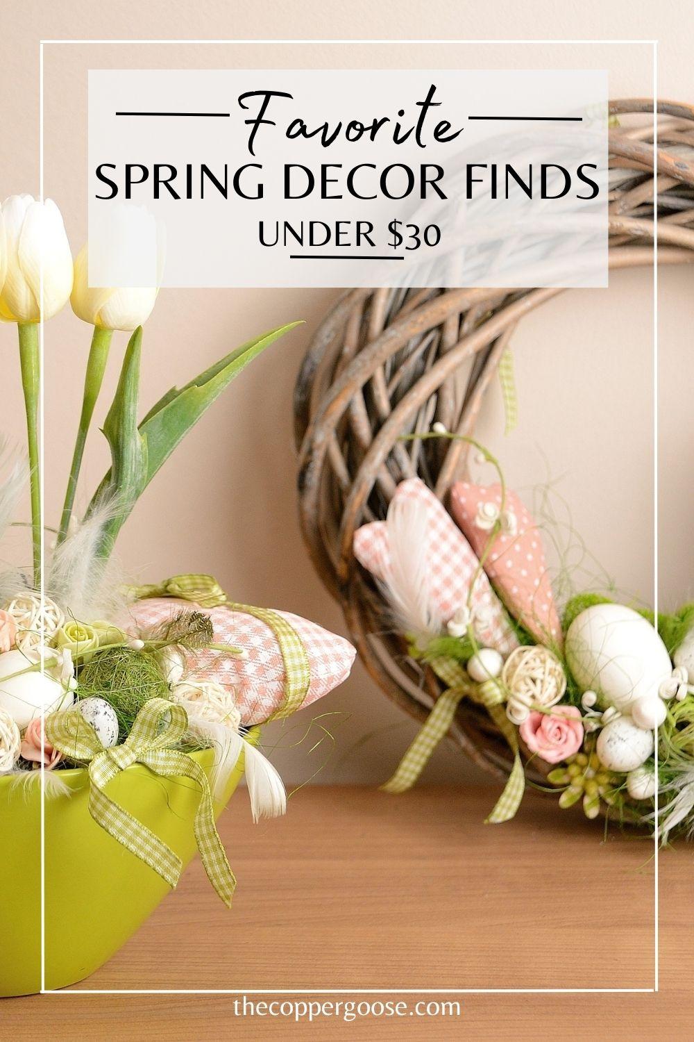 SPRING DECOR FOR A BEAUTIFUL HOME